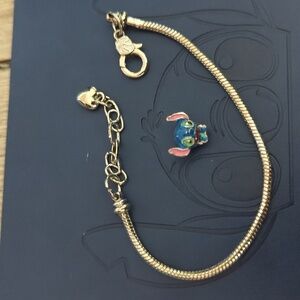 Lilo & Stitch Heart Lobster European Style Snake Chain Bracelets fit